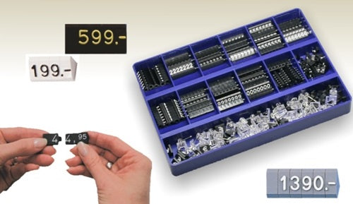 Klika - Cassette de prix Compact Mini 1305 noir or