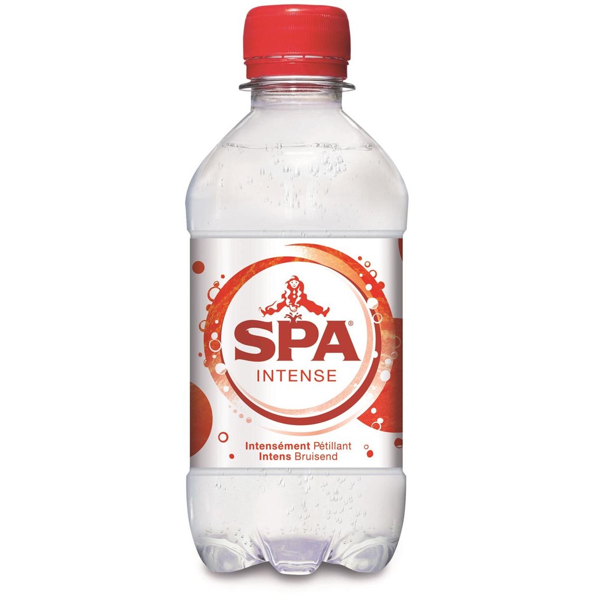 Spa Intense - water, fles van 33 cl, pak van 24 stuks