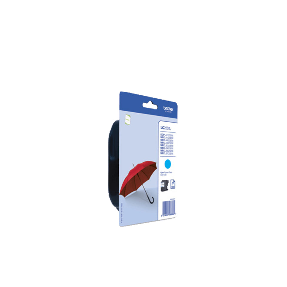 Brother - LC225XLCBP inktcartridge 1 stuk(s) Origineel Cyaan
