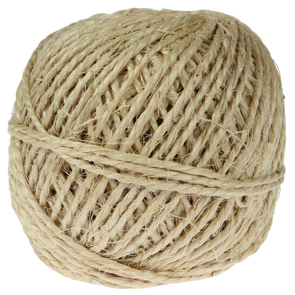 Klika - Sisalschnurseil aus 2 Strängen, Knäuel à 200 g, +/- 50 m