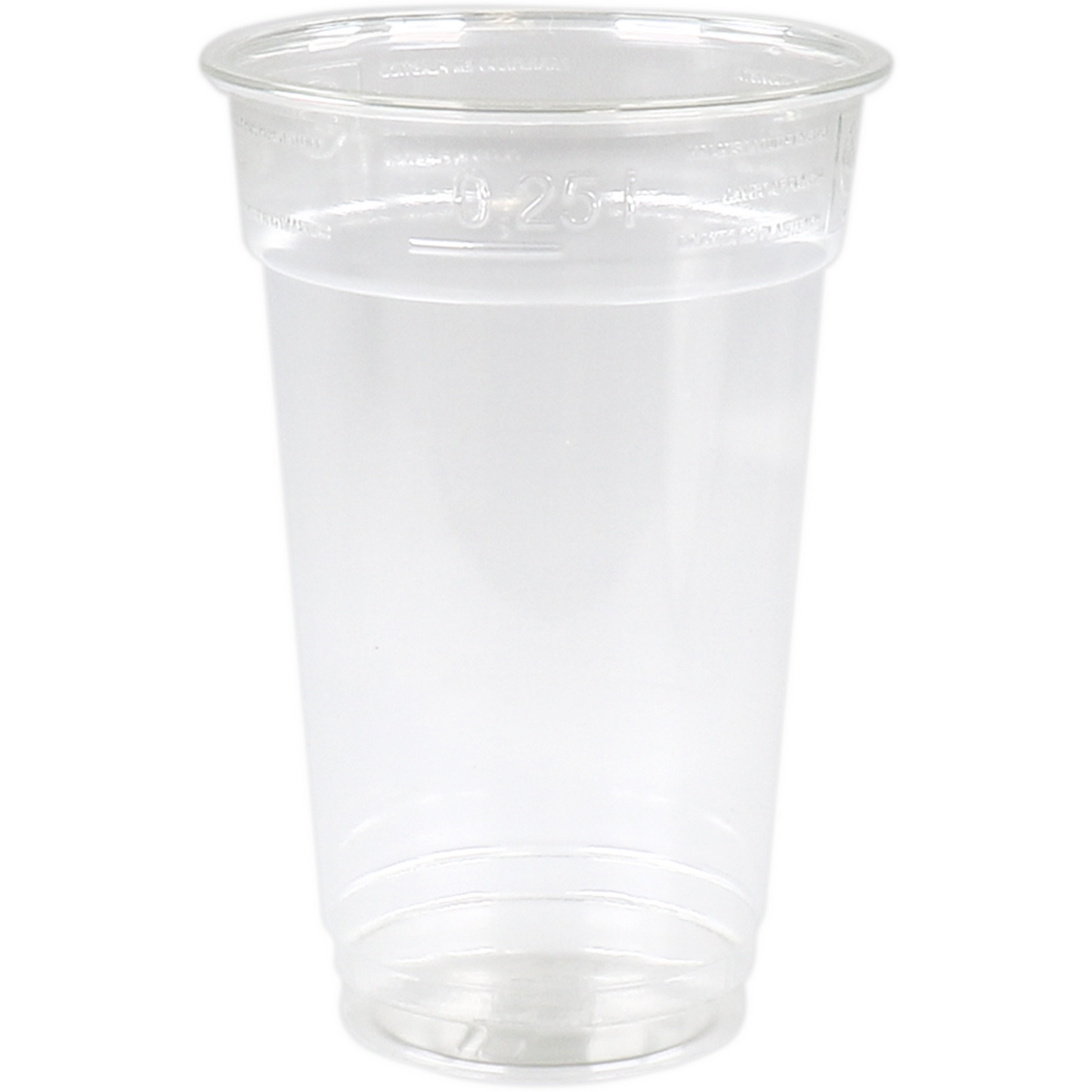Klika - Glas | recyceltes PET | 115mm | 0,25l | transparent | 1250 Stück
