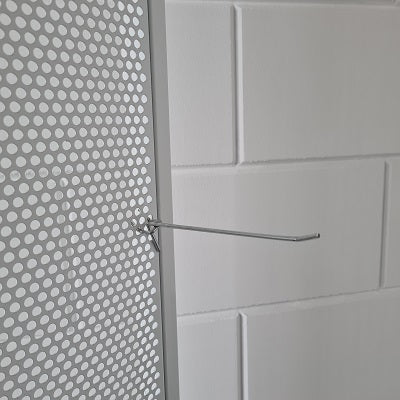 Klika - Bretthaken einzeln 160 mm 3,4 mm breit 15 mm