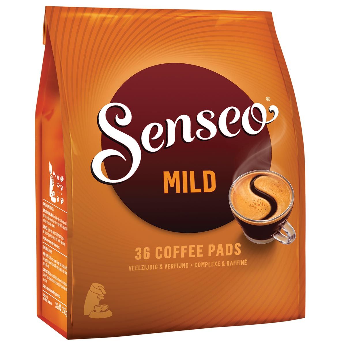 Douwe Egberts - O Mild, Beutel mit 36 Kaffeepads