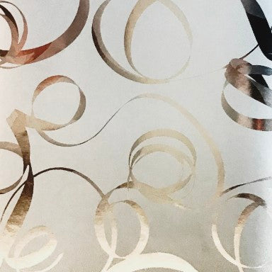 Klika - Geschenkpapier Geschenkpapier Metallic-Silberband mattsilber 30 cm