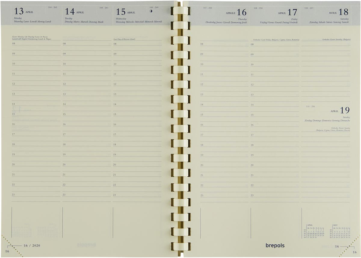 Brepols - Schulkalender Bretime Füllung, 2024-2025