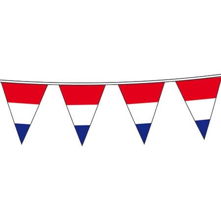 DBV - Vlaggenlijn, 10 m, rood-wit-blauw