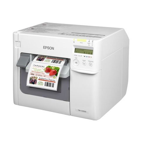 Epson - TM-C3500 labelprinter Inkjet Kleur 720 x 360 DPI 103 mm/sec Bedraad Ethernet LAN