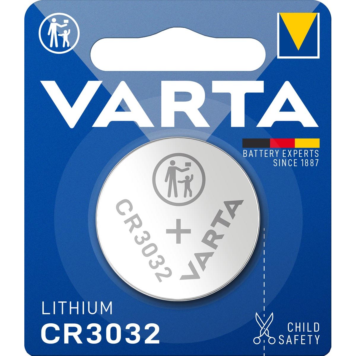 Varta - pile bouton Lithium CR3032, blister de 1 pièce
