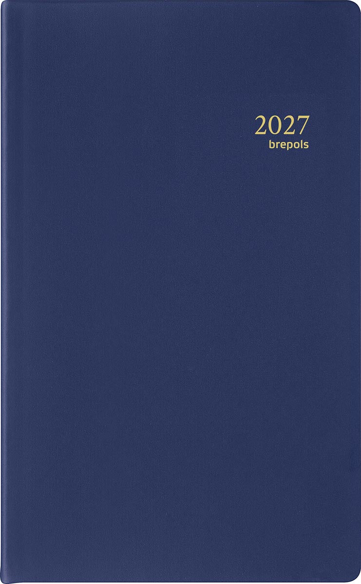 Brepols - agenda Building Seta 6 langues, bleu, 2026