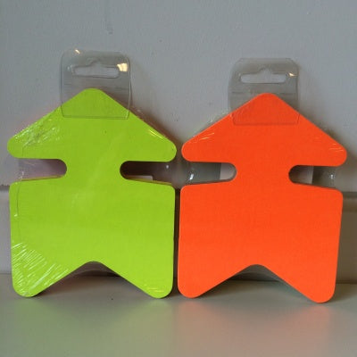 Klika - Fluor pijl 16x12 cm fluor geel+fl.oranje