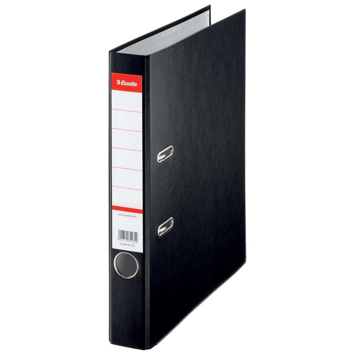 Esselte - classeur cartonné A4, dos 5 cm, noir