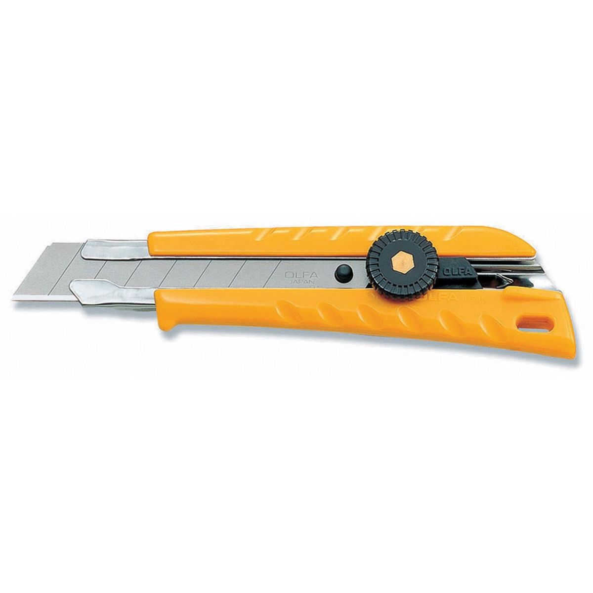 Olfa - Cutter L-1 Vert, 18 mm, jaune
