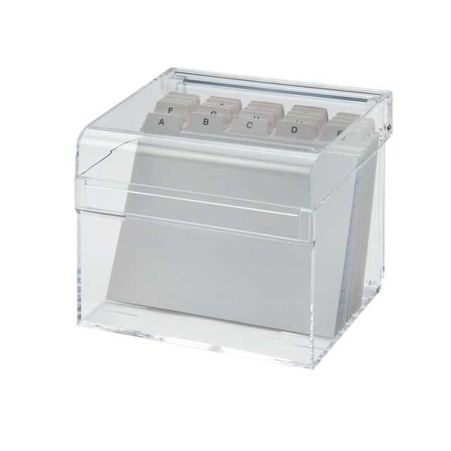 Maul - Kaartenbak met index din a6 acryl
