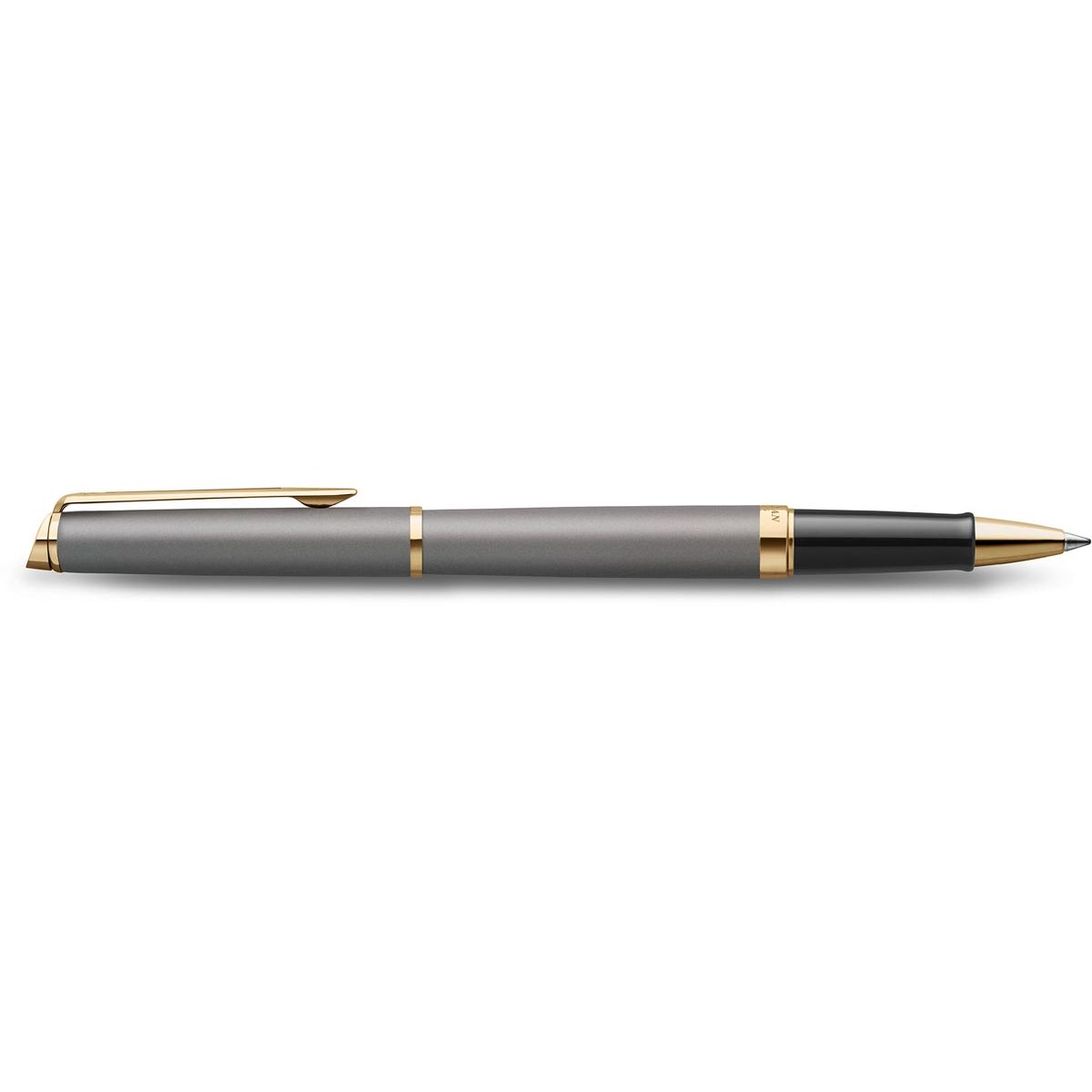 Waterman - Tintenroller Hemisp Fashion GT F MTL Grau