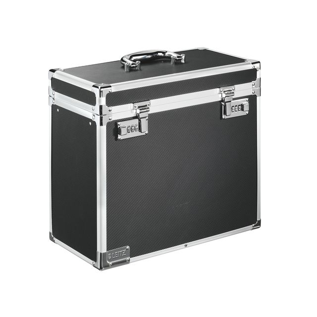 Leitz - 67160095 opslagdoos Kunststof Zwart, Chroom