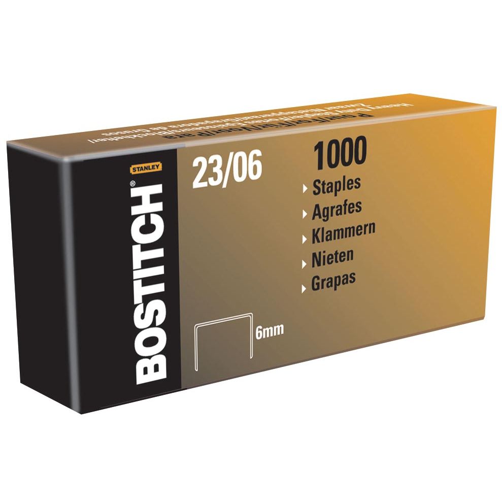 Bostitch - agrafes 23-6-1M, 6 mm, galvanisées, pour PHD60, B310HDS, HD-23L17