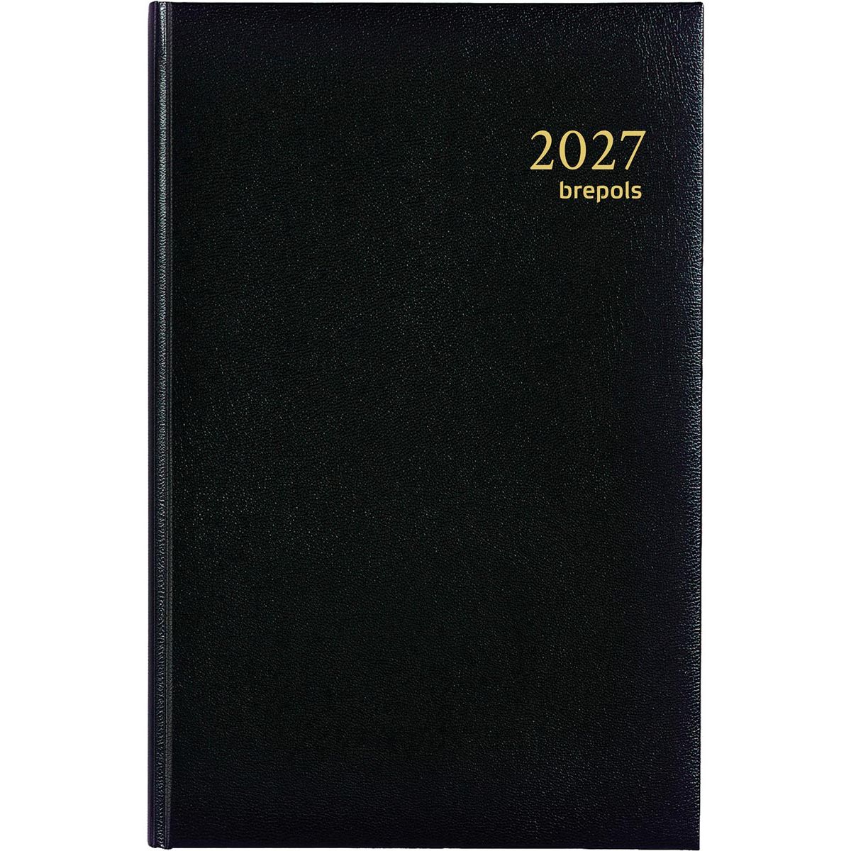 Brepols - Agenda 2026 Saturn Lima 7 jours/2 pages noir