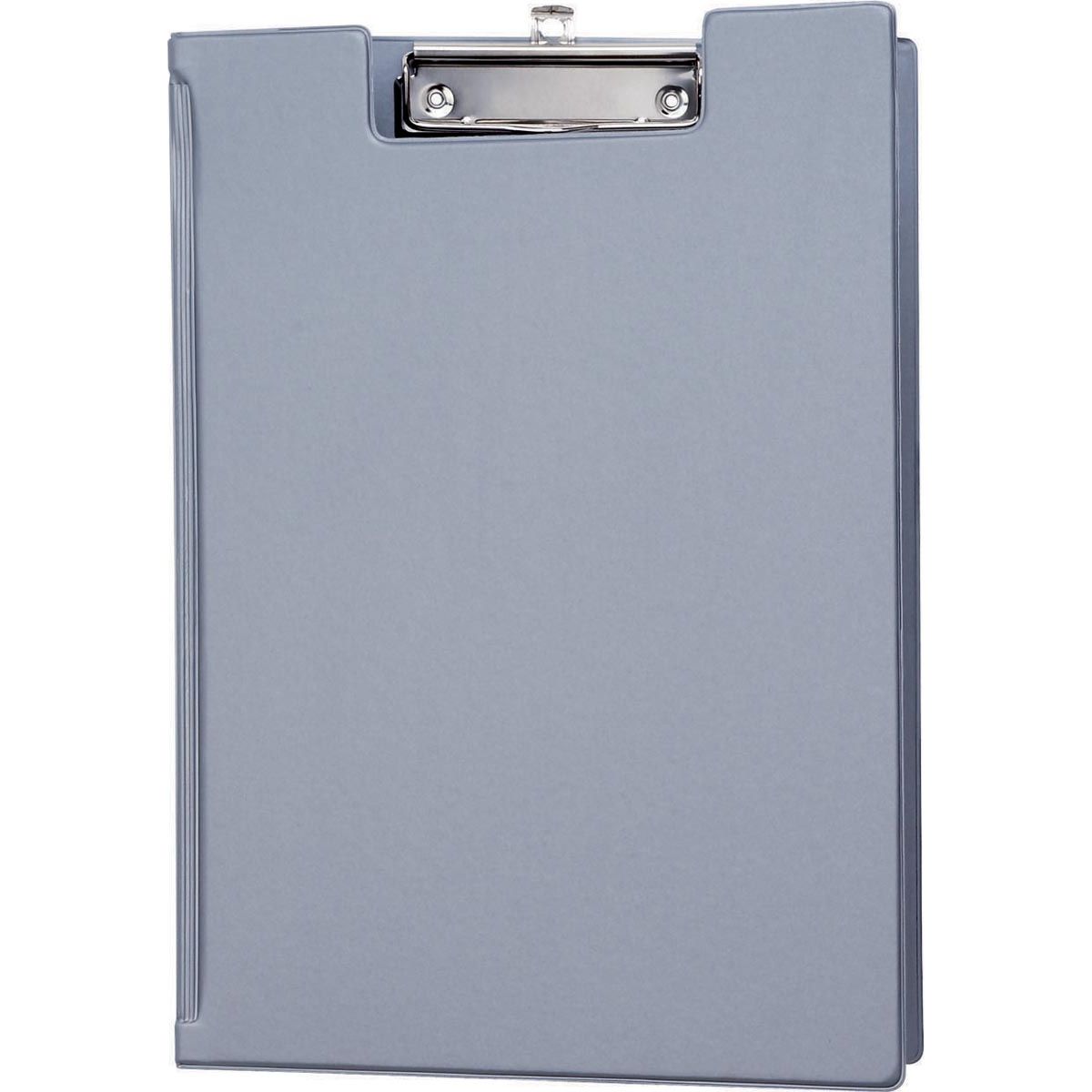 Maul - Porte-bloc porte-bloc A4 portrait avec passant pour stylo PVC gris argenté