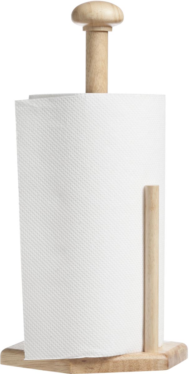 Cosy - Trendy keukenrolhouder, uit hout, ft 32,3 cm