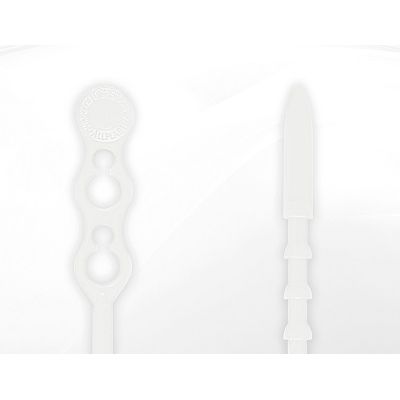 Klika - Hersluitbare bindsluiting 180 mm naturel