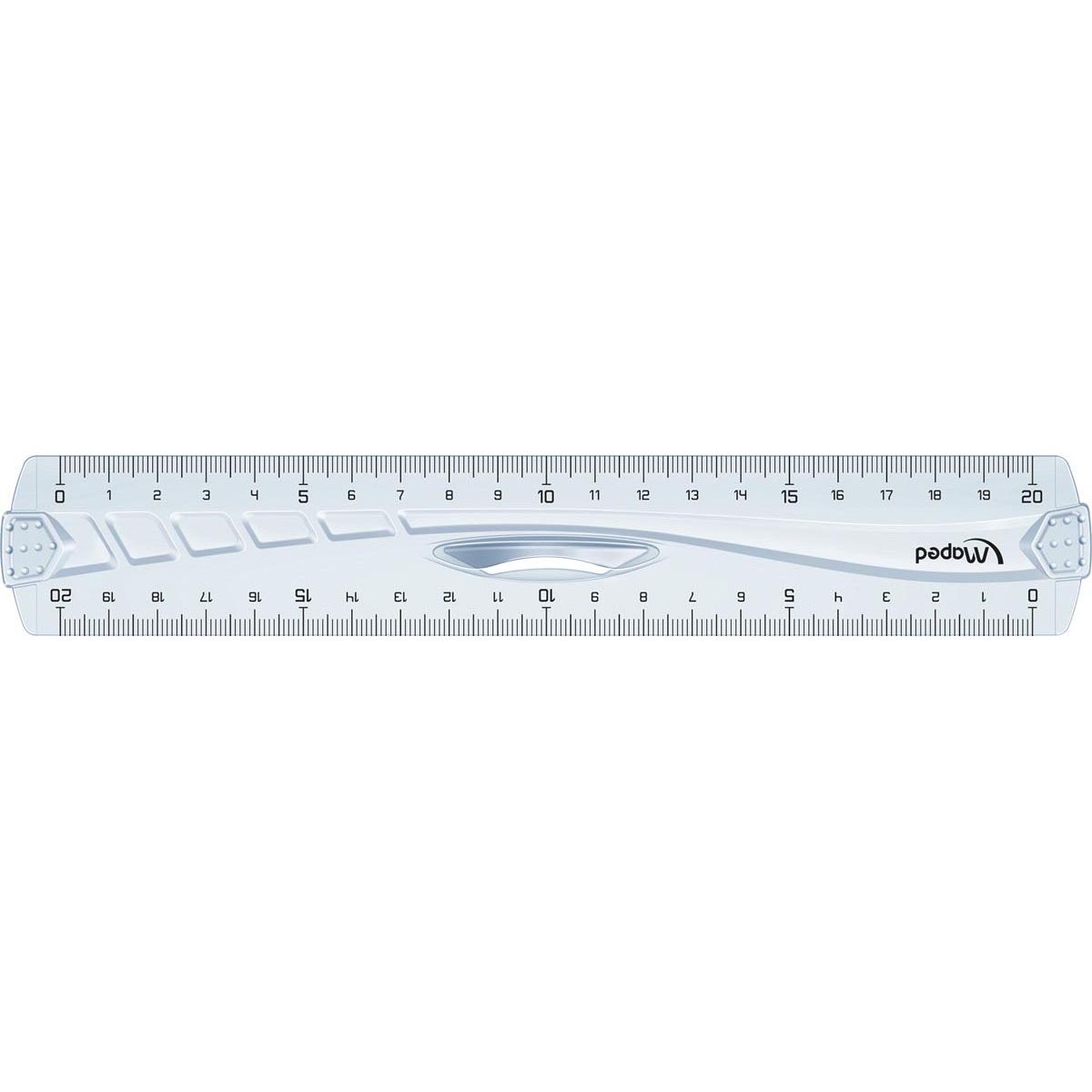 Maped - Dezimeterlatte Geometrisches Doppeldezimeter, 20 cm