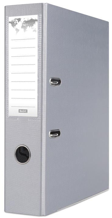 OFFICE products - ordner voor A4, PP, rug van 7,5 cm, grijs