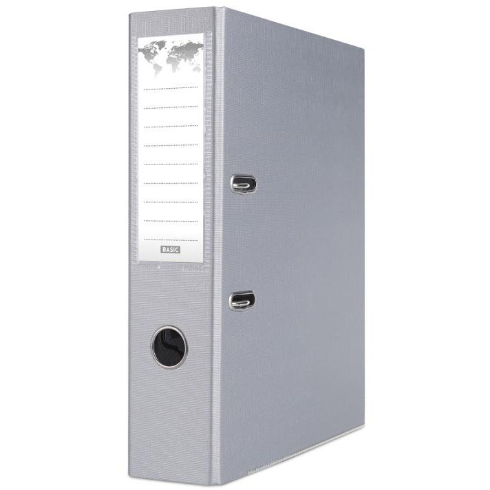 OFFICE products - ordner voor A4, PP, rug van 7,5 cm, grijs