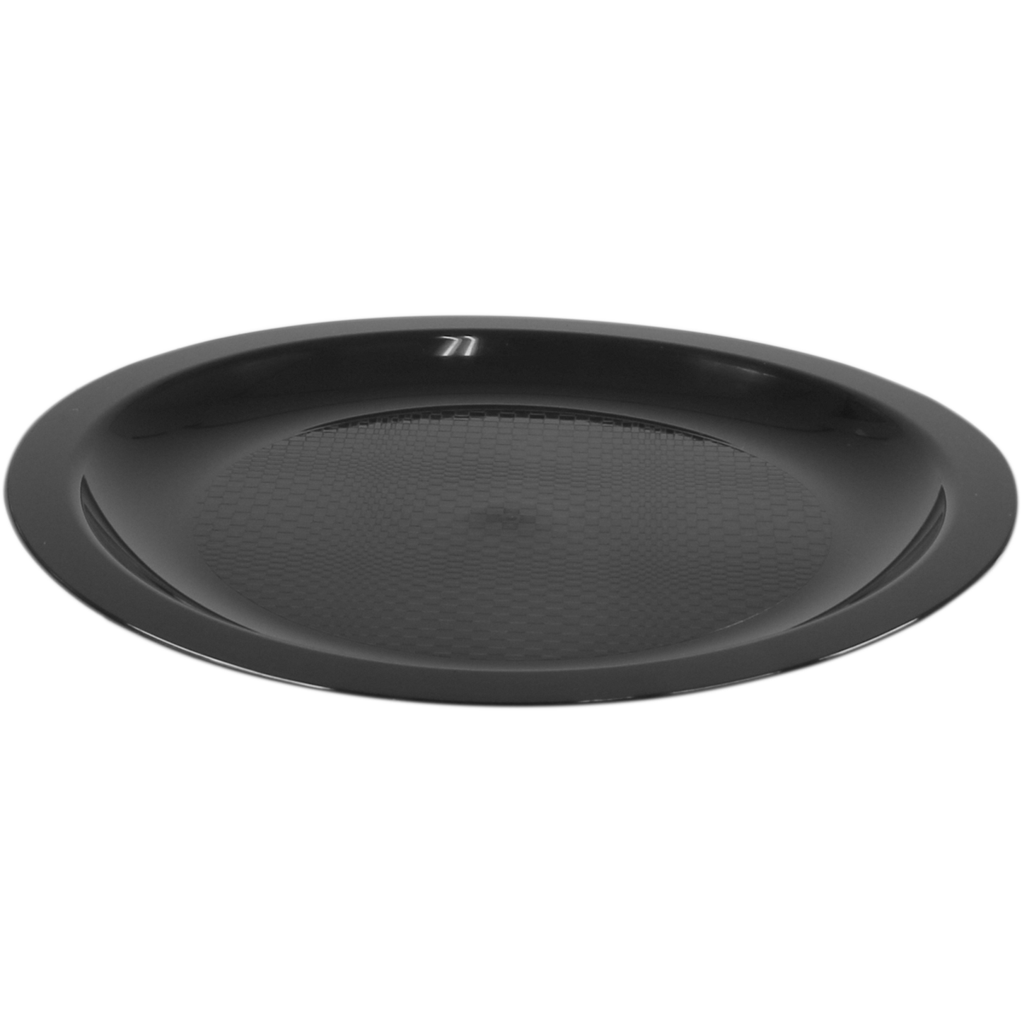 Paardekooper - Bord | dessertbord | Use reuse | reusable | rond | 1-vaks | pP | Ø18.5cm | zwart | 600 stuks