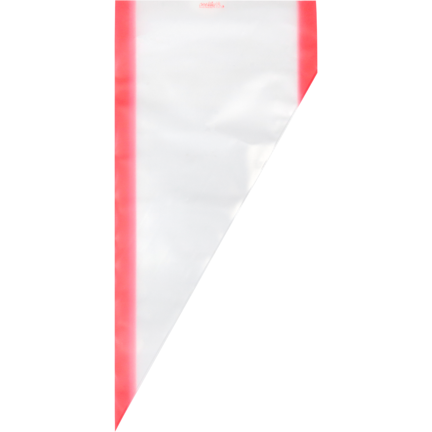 Klika - Spuitzak | 59x28cm | LDPE | transparant/rood | 296 stuks