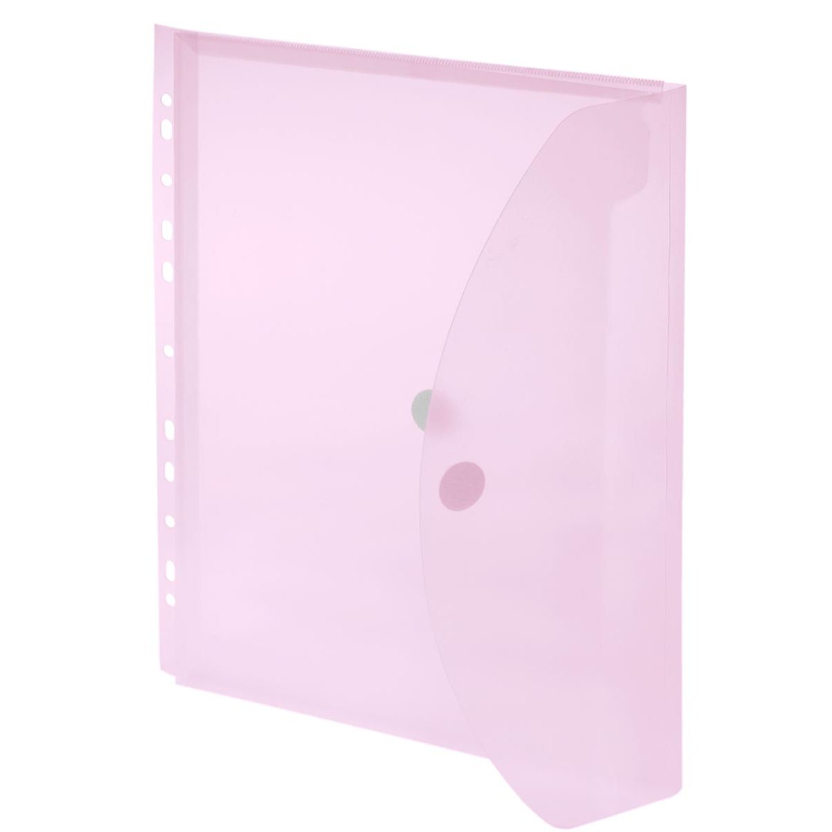 Foldersys - sac de présentation perforé A4, rouge