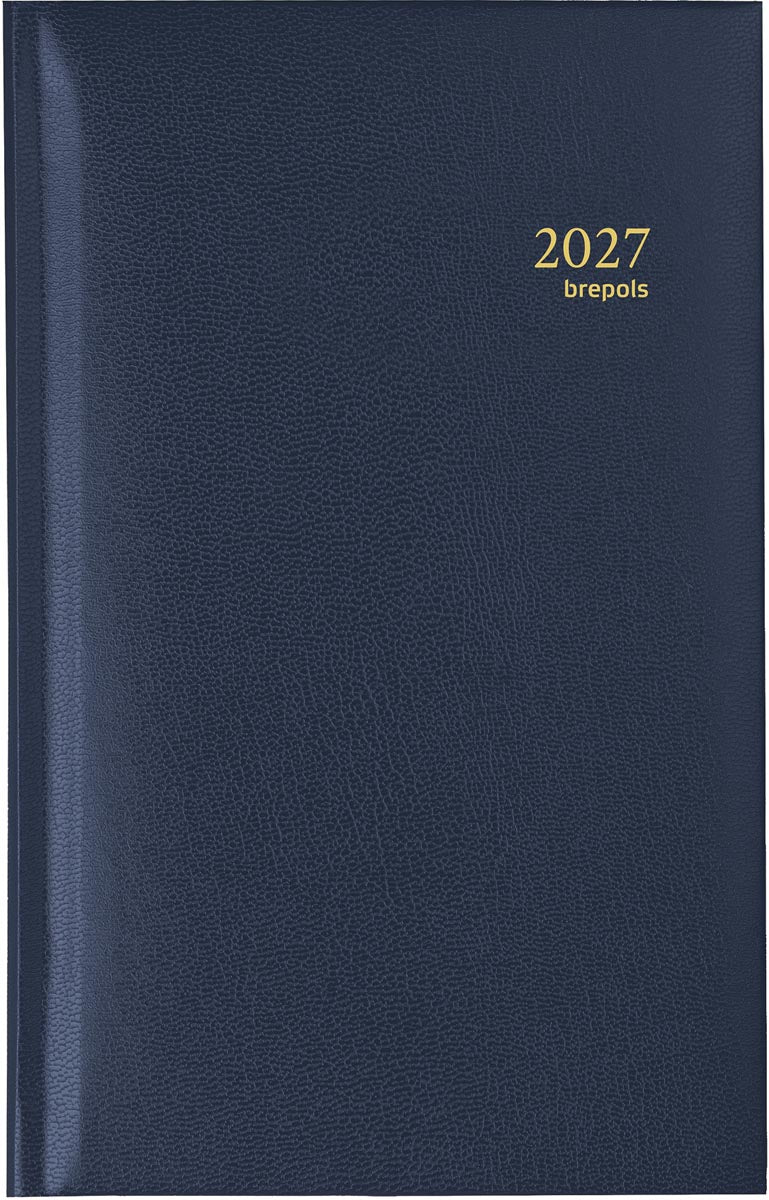 Brepols - Agenda Interplan Lima 6 Sprachen, blau, 2026