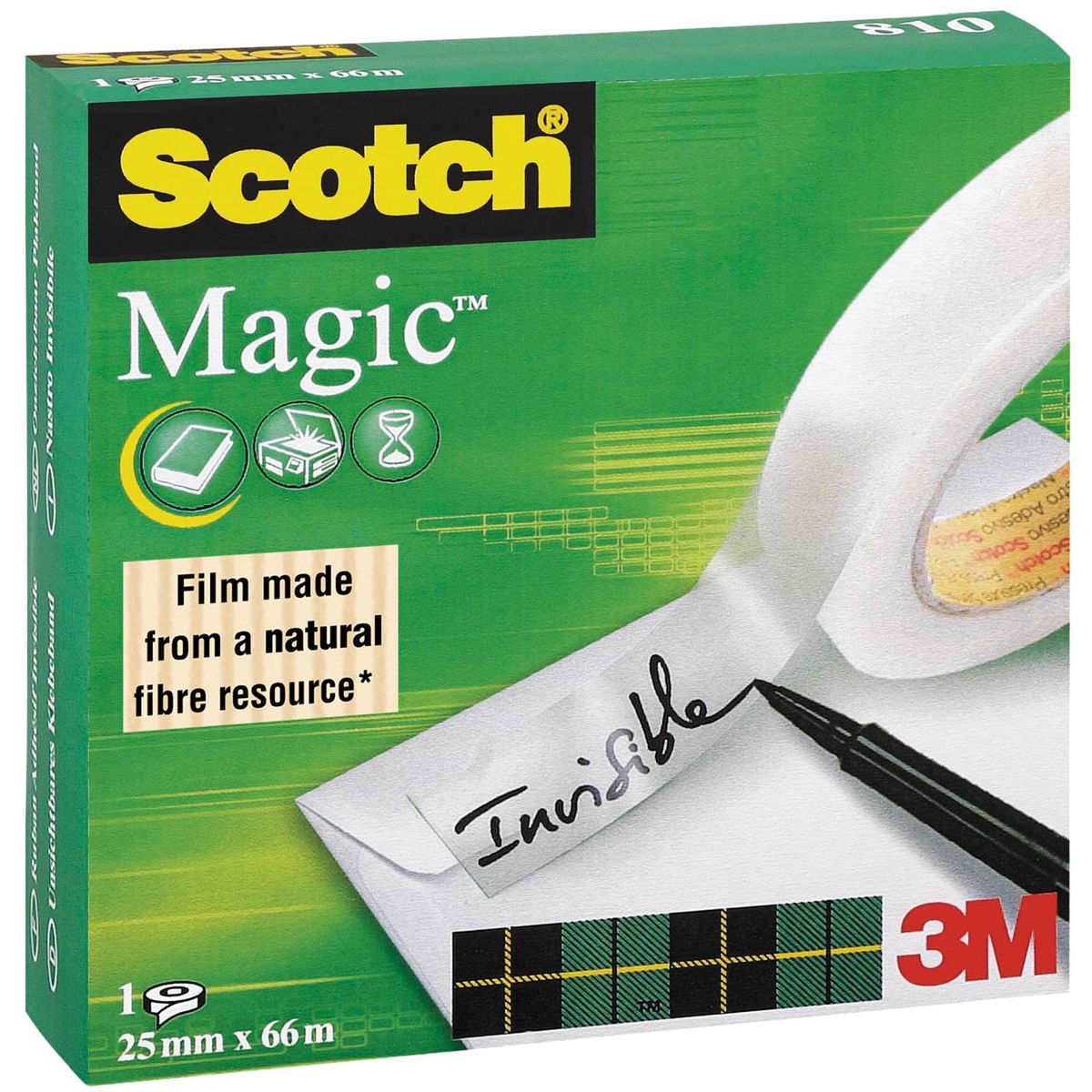 Scotch - Klebeband Magic 810 25mmx66m unsichtbar matt