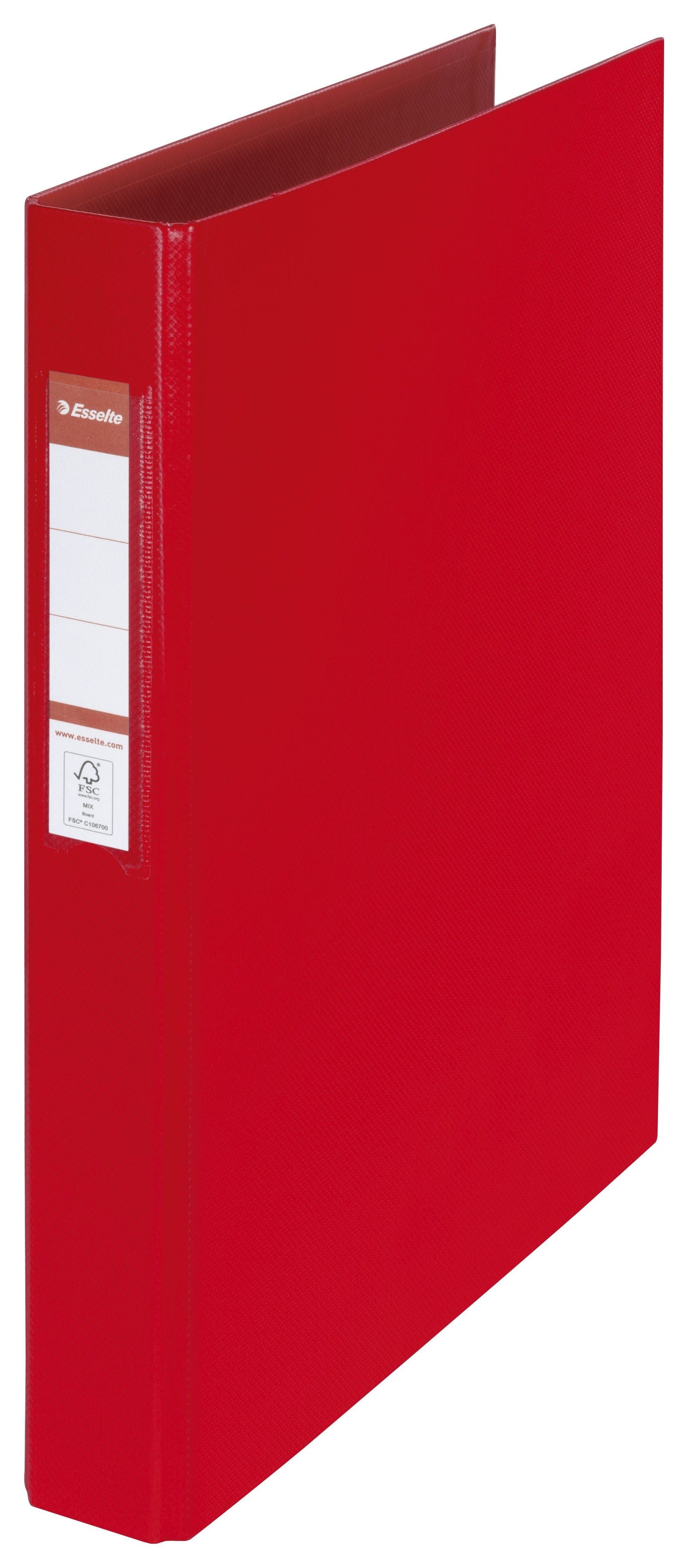 Esselte - Ringordner VIVIDA A4 2-Ring O-Mechanik 25mm PP rot | 10 Stück