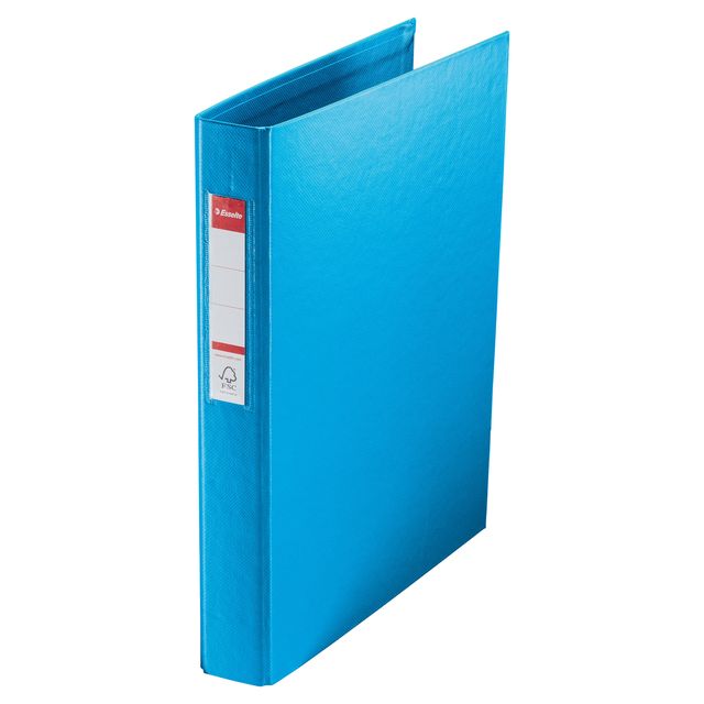 Esselte - Ringordner VIVIDA A4 4-Ring O-Mechanik 25mm PP blau | 10 Stück