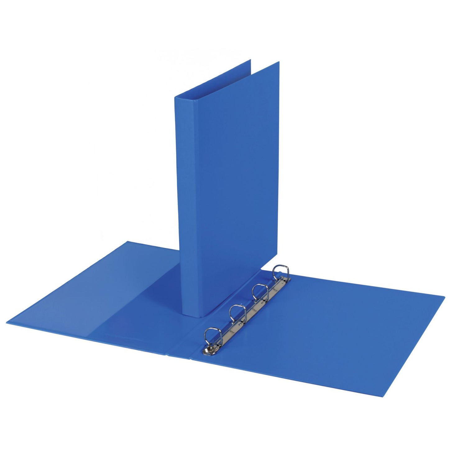 Quantore - Classeur à anneaux A4 4 anneaux D-mech 20mm PP bleu | 20 pièces