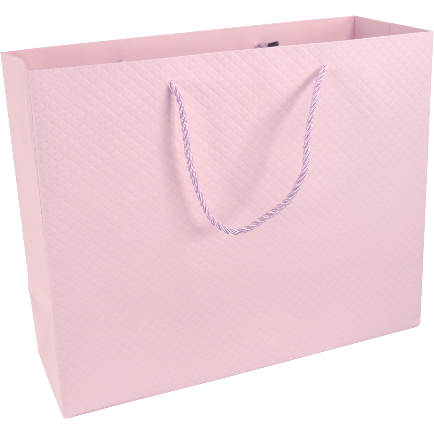 Klika - Tas | Papier | embossed | 26x 12x32cm | draagtas | pastelroze | 40 stuks
