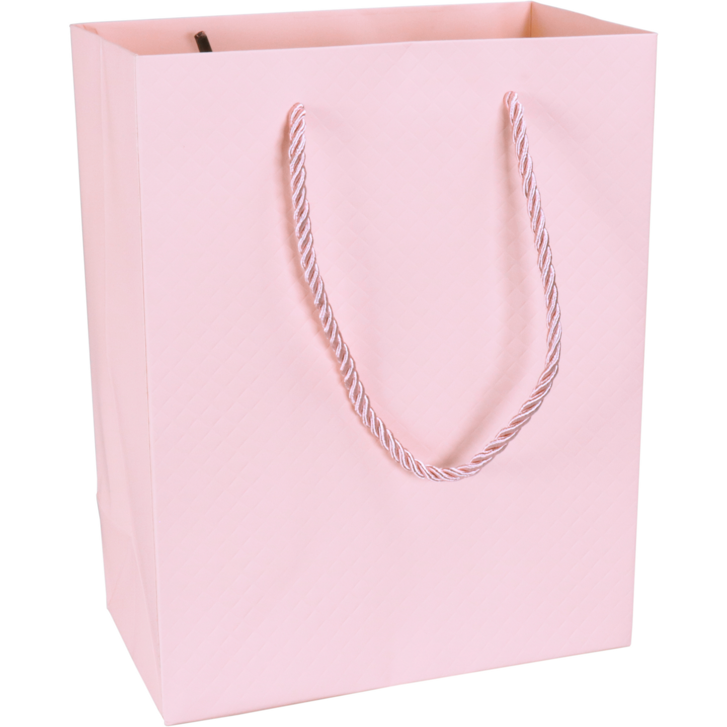 Klika - Tas | Papier | embossed | 18x 10x23cm | draagtas | pastelroze | 40 stuks