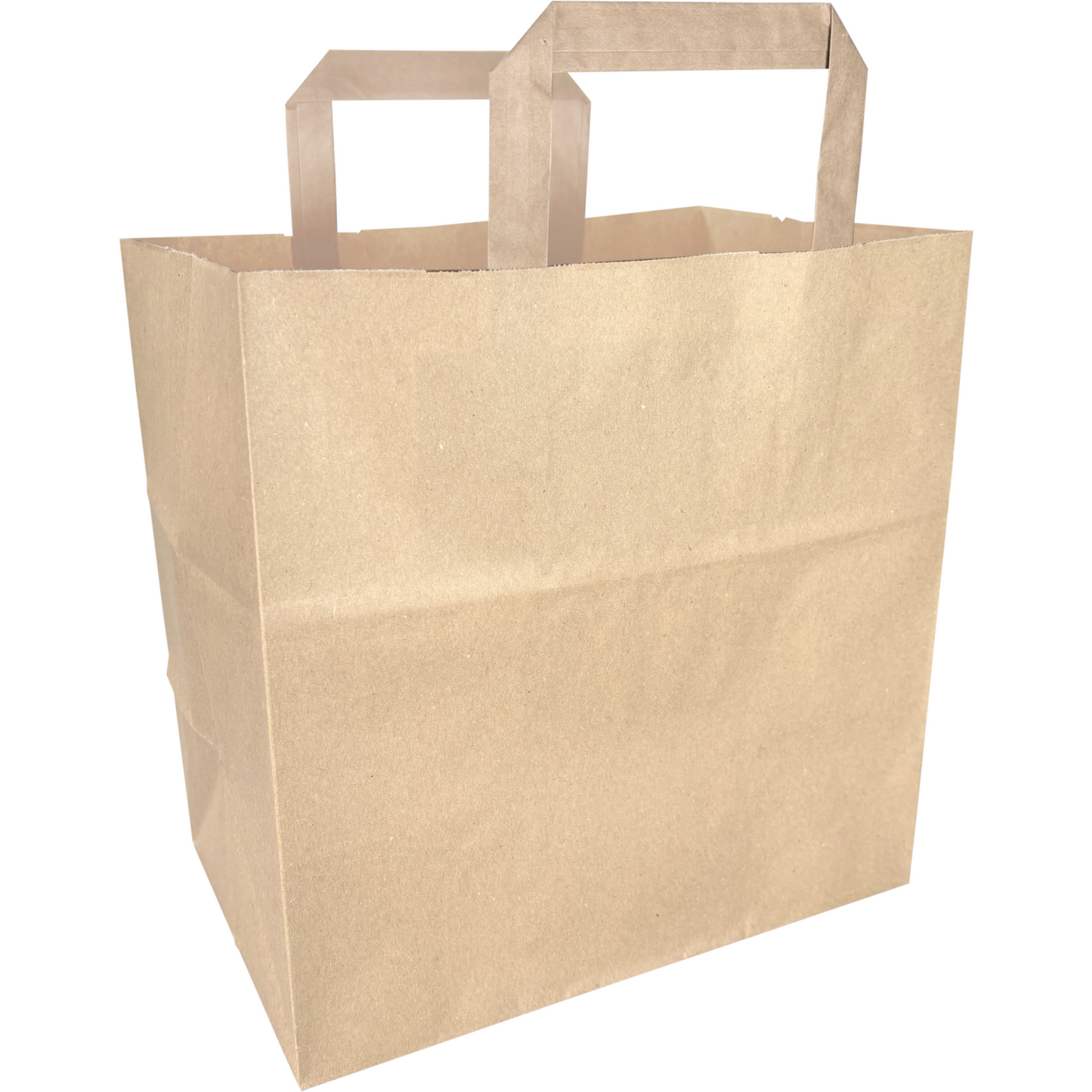 Klika - Tas | Papier | platte handgreep | 26x 16x26cm | draagtas | bruin | 400 stuks