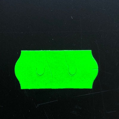 Klika - Etiquette 2612 fl.vert perm sécurité coupe 3 pièces