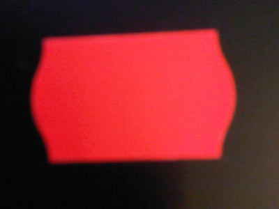 Klika - Etiket 2616 fluor rood afn.br golfr