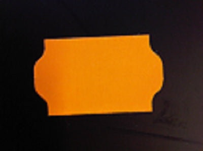 Klika - Etiket 3219 fluor oranje afneemb 30.000