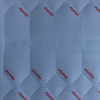 Klika - Hängeetikett 38x60 mm rabattiert