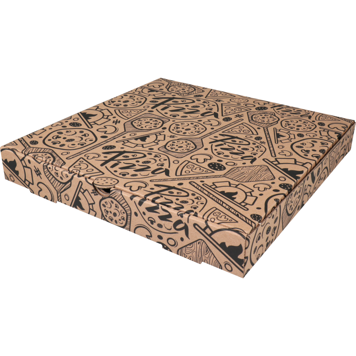 Klika - Pizzadoos | golfkarton | 30x30x3cm | bruin | 150 stuks