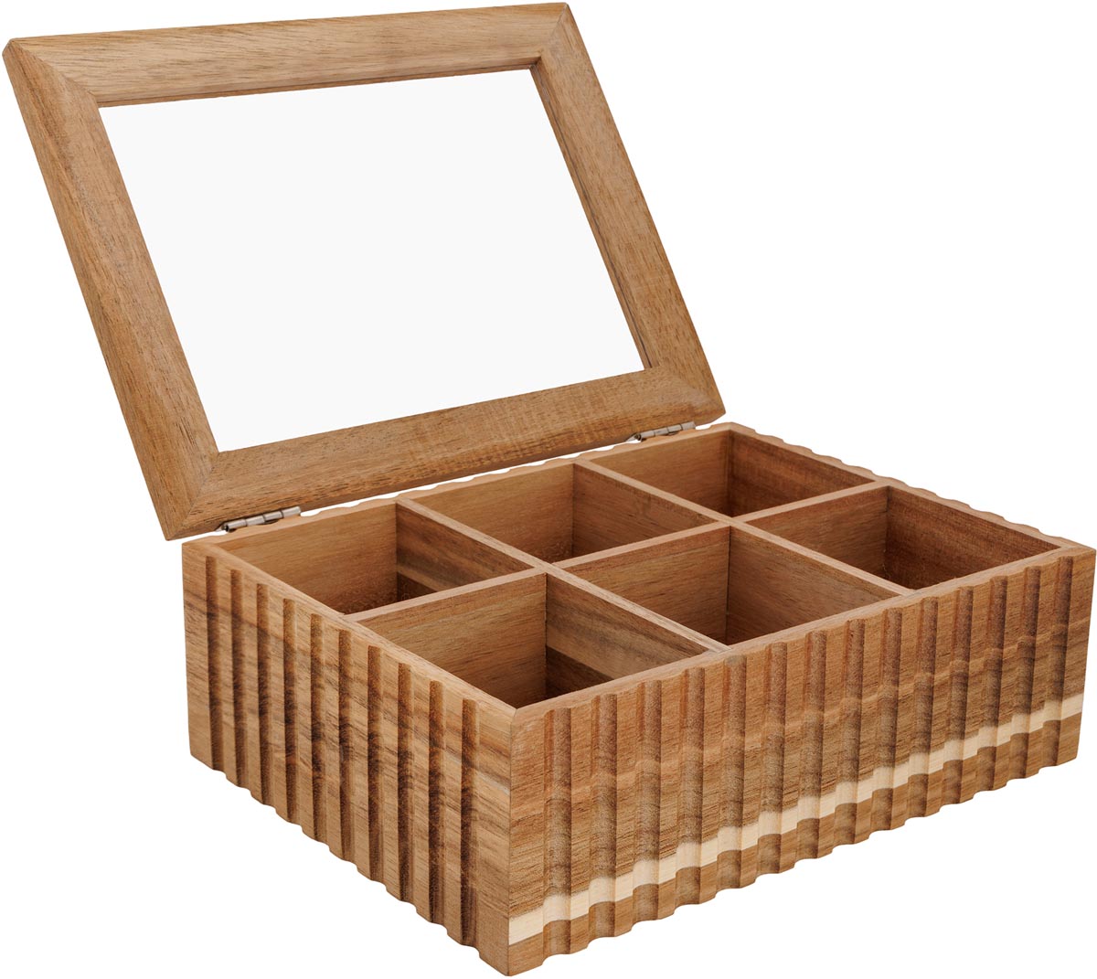 Cosy - Trendy theedoos, uit acacia