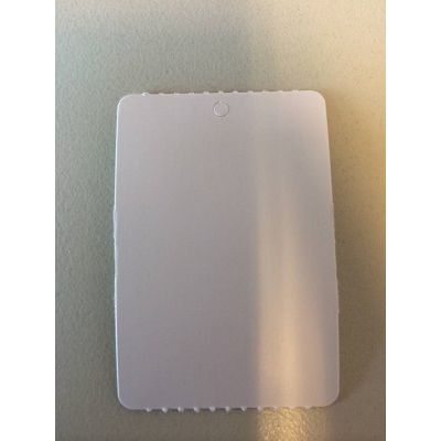 Klika - Étiquette à suspendre en rouleau 40x60 mm blanc, sans perforation 11 pièces