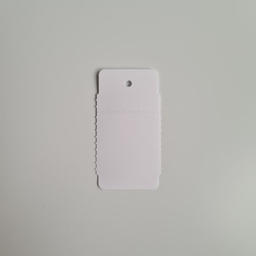 Klika - Étiquette à suspendre en rouleau 58x30 mm perf. blanc 2000 7 pièces