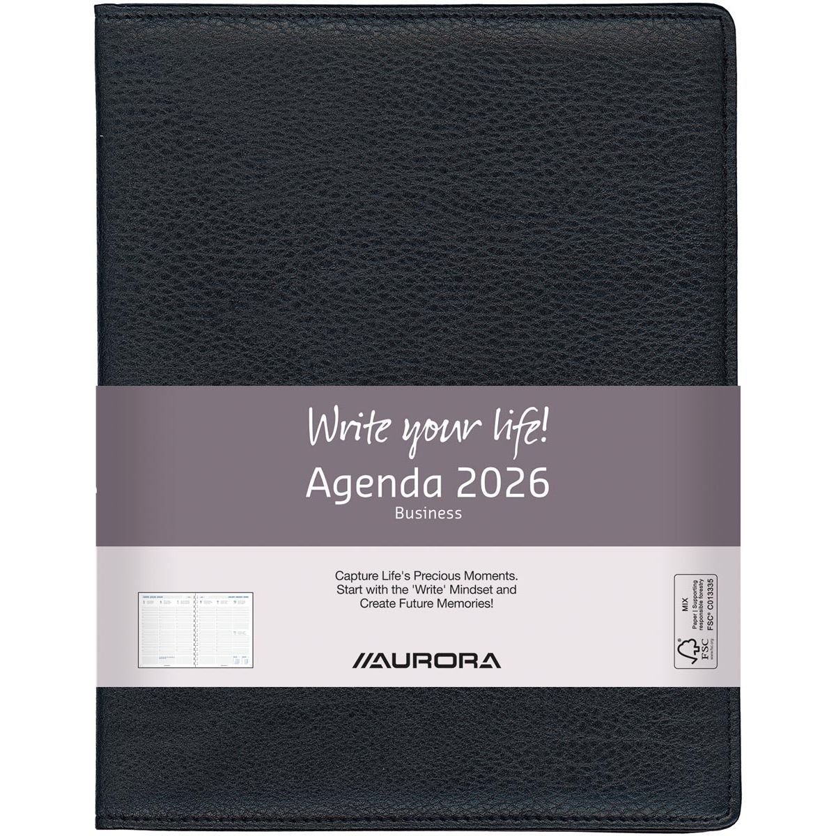 Aurora - Business 29P Finesse, schwarz, 2026