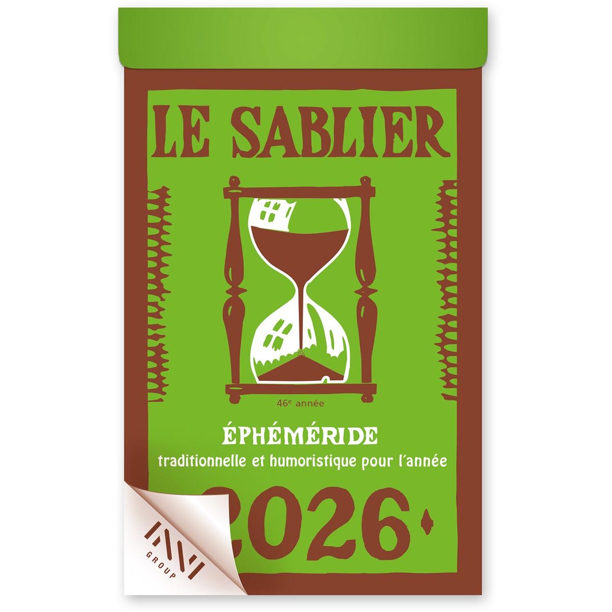 Klika - Calendrier bloc journalier Le Sablier, 2026