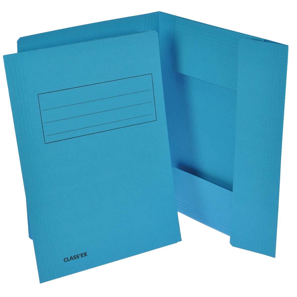 Classex - Aktenordner Class'ex, 3 Klappen, türkis