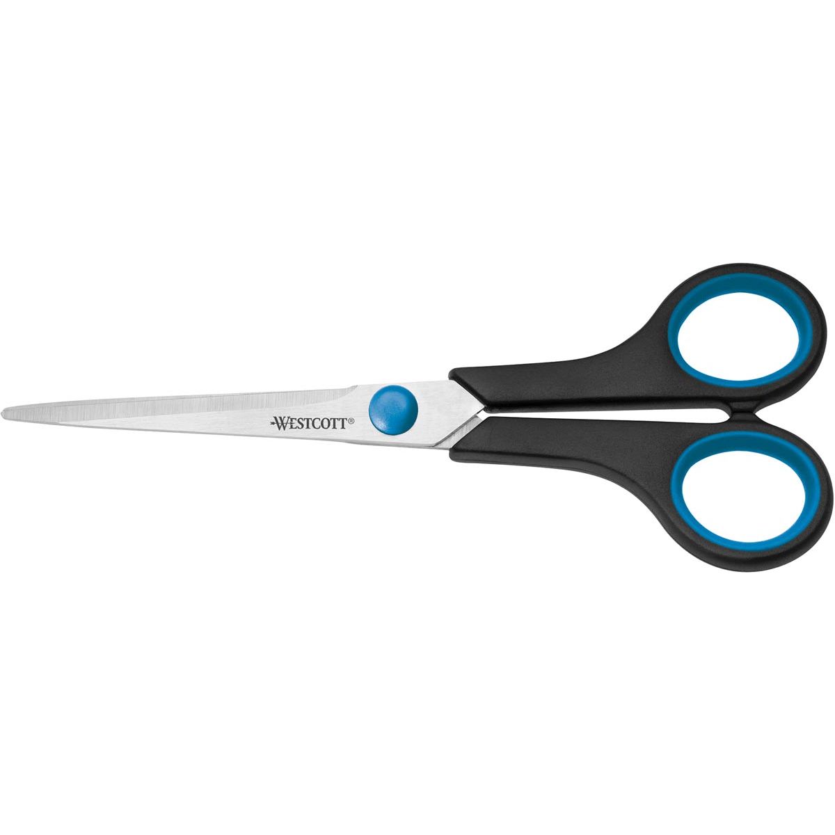 Westcott - Ciseaux Softgrip 17,5 cm, yeux symétriques